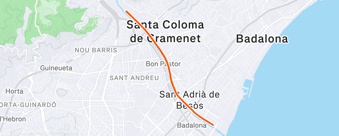 Карта физической активности (4° cursa lliga CEBNord)