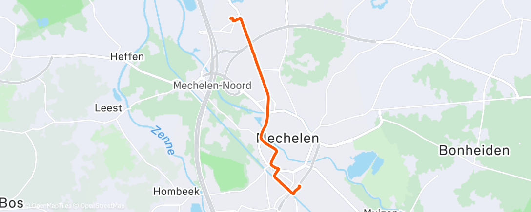 Map of the activity, Bike to Work ✌🏻