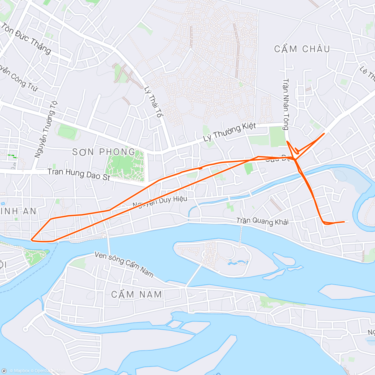 Map of the activity, Meandering through the streets of Hoi An, Vietnam 🇻🇳❤️