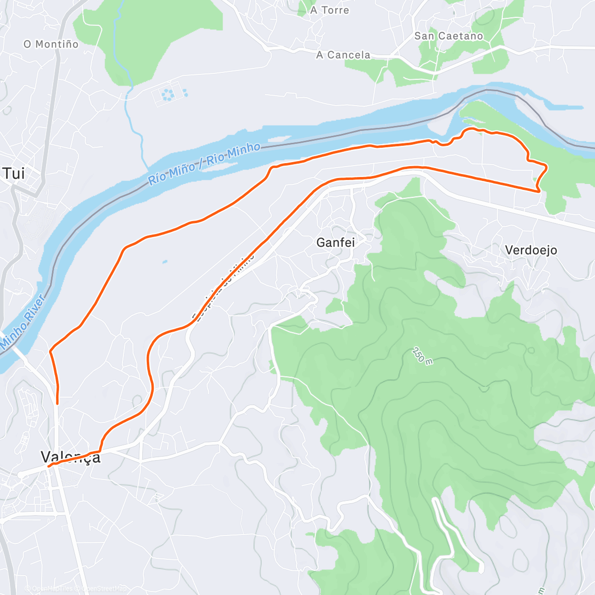 Карта физической активности (Afternoon Run)