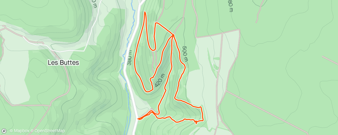 Mappa dell'attività Trail Sport & Nature