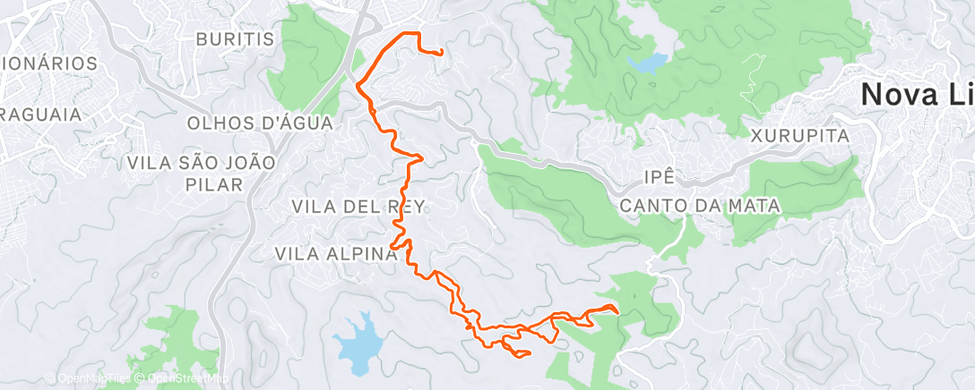 Map of the activity, perdidas