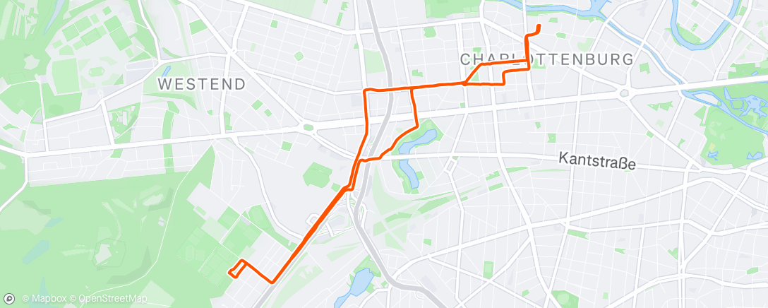 Map of the activity, Afternoon Ride