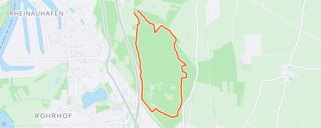 Map of the activity, Xmas walk