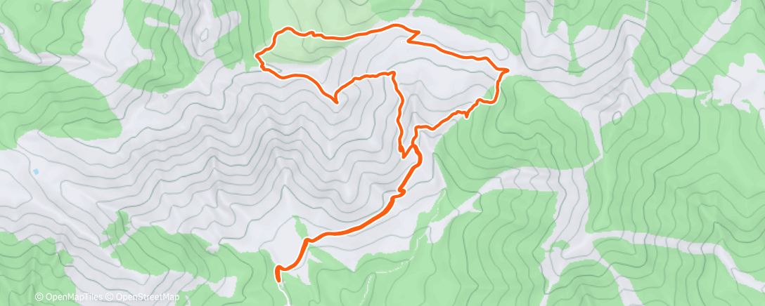 Map of the activity, Punta Bella Mont
