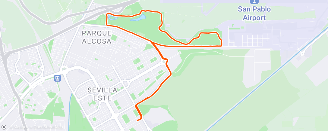 Mappa dell'attività Afternoon Run