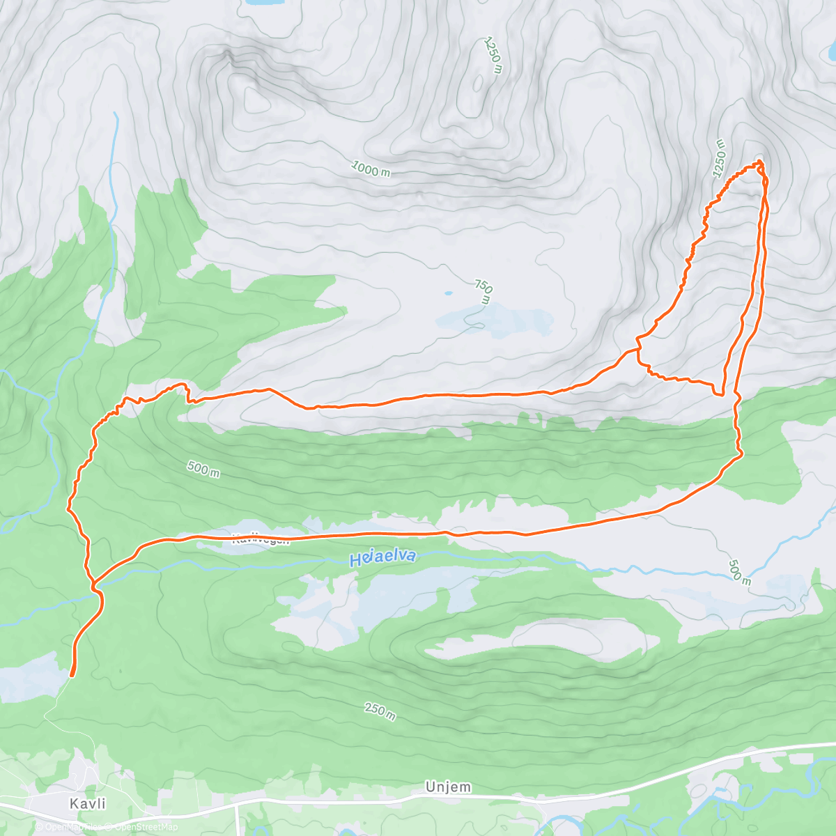 Mappa dell'attività Good snow and little sun again
