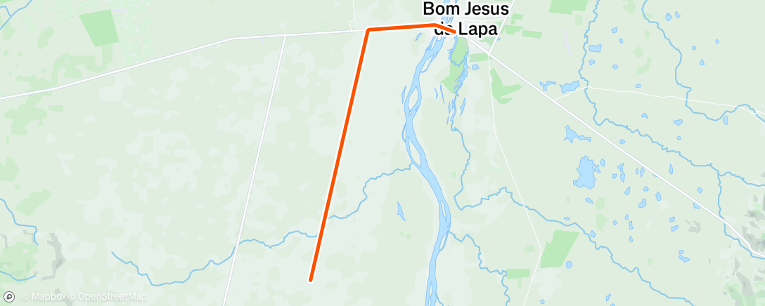 Map of the activity, Pedalada de mountain bike matinal