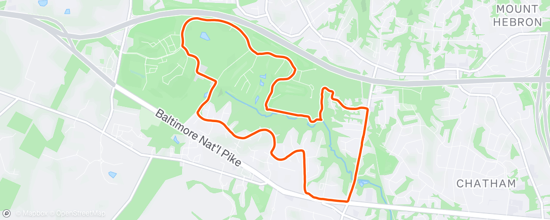 Map of the activity, Trailblazing