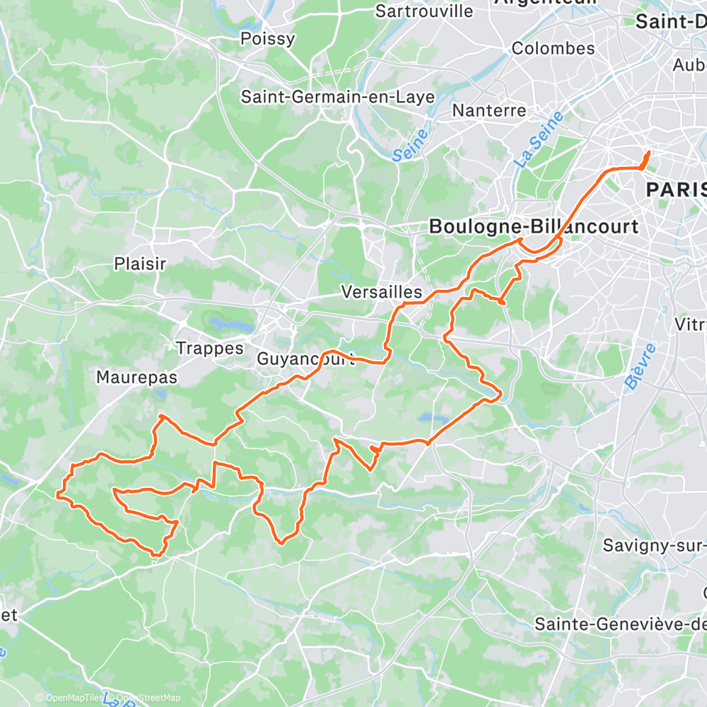 Map of the activity