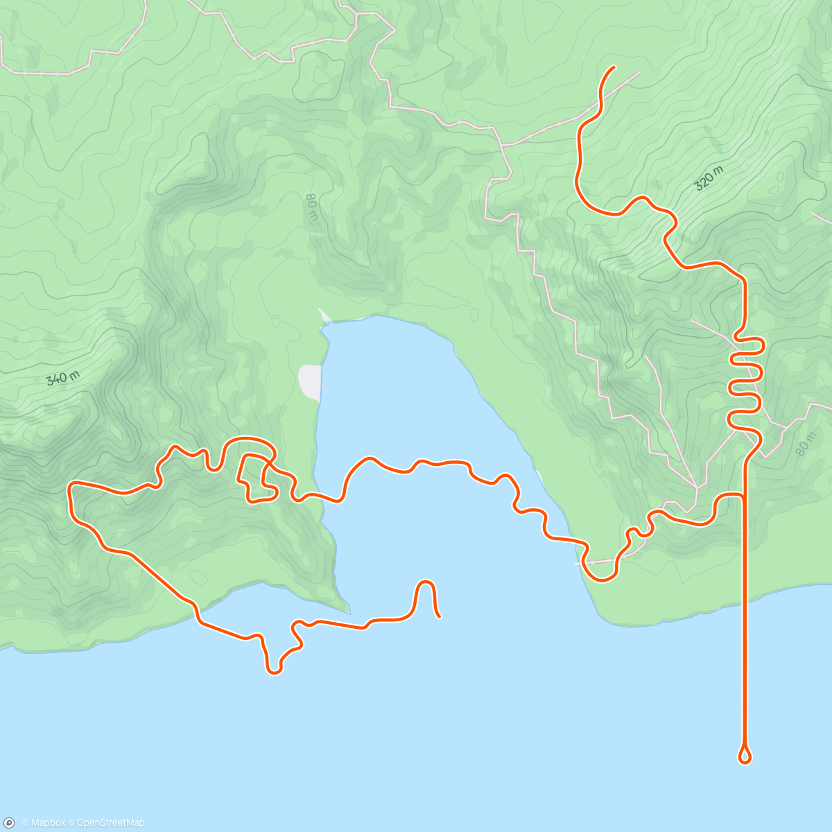 Mapa da atividade, Zwift - Stamina build 2 in Watopia