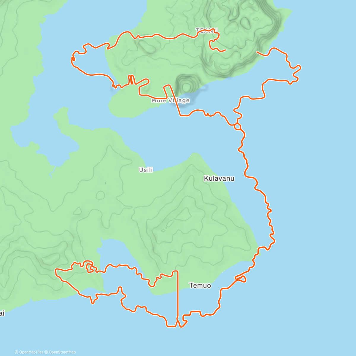 Map of the activity, Zwift - Navig8 in Watopia