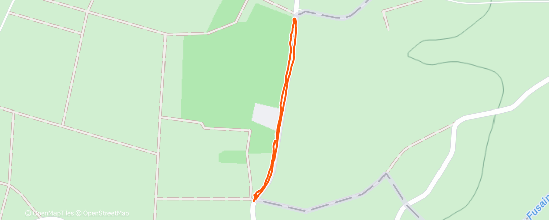 Map of the activity, Marche le matin