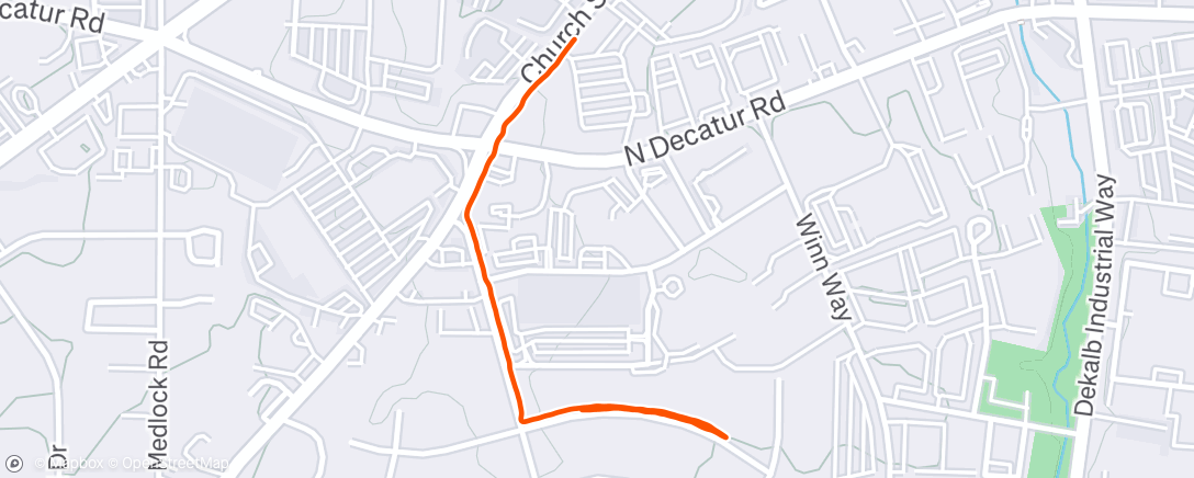Map of the activity, Afternoon Walk