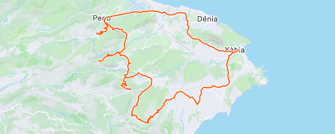 Map of the activity, Morning Ride