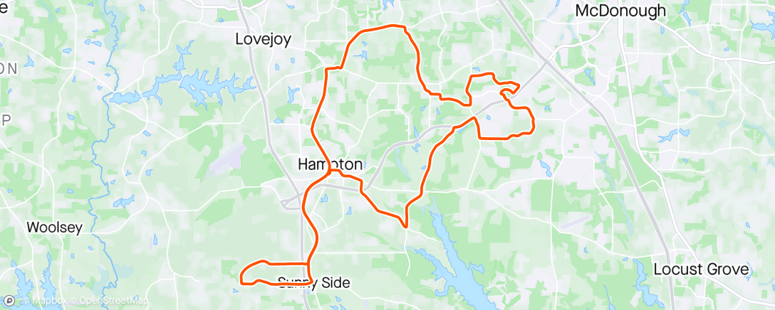 Map of the activity, SCC Tuesday Night Ride - Did a B Ride as the weekend mileage had my legs feeling tired.  No way I was going to hang with the big dogs today.