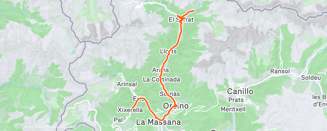 Mapa da atividade, Coffee spin