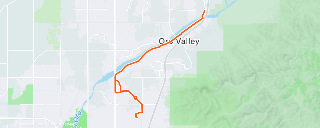 Карта физической активности (Morning Gravel Ride)