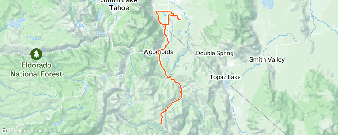 Map of the activity, Morning Ride