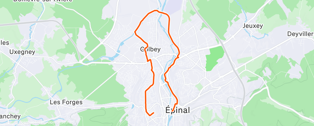 Карта физической активности (Petite forme, petite sortie)