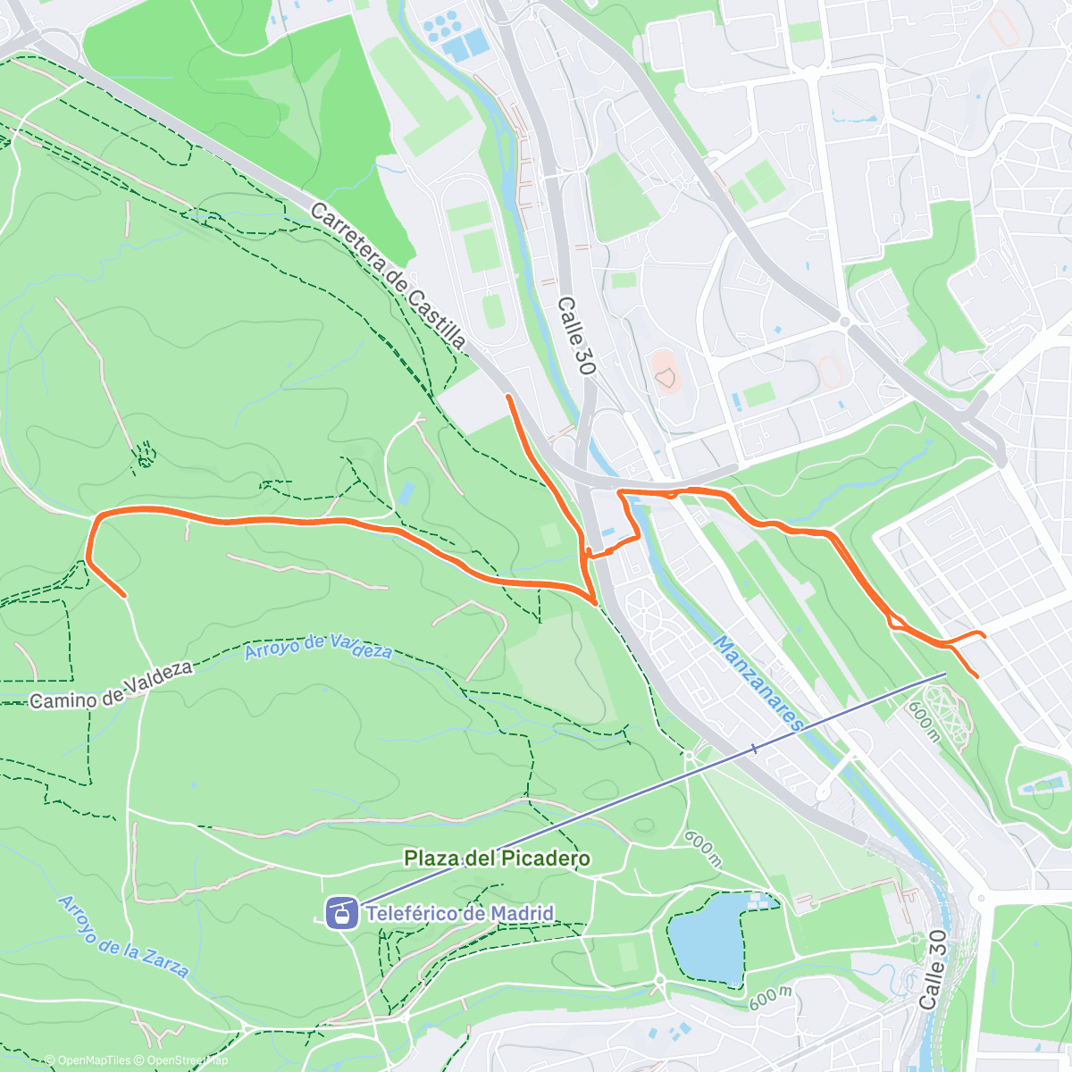 Map of the activity, 📈CDC GARABITAS 🌲🌲 SERIES 🚴🏼💨