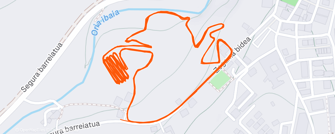 Карта физической активности (Bicicleta a la hora del almuerzo)