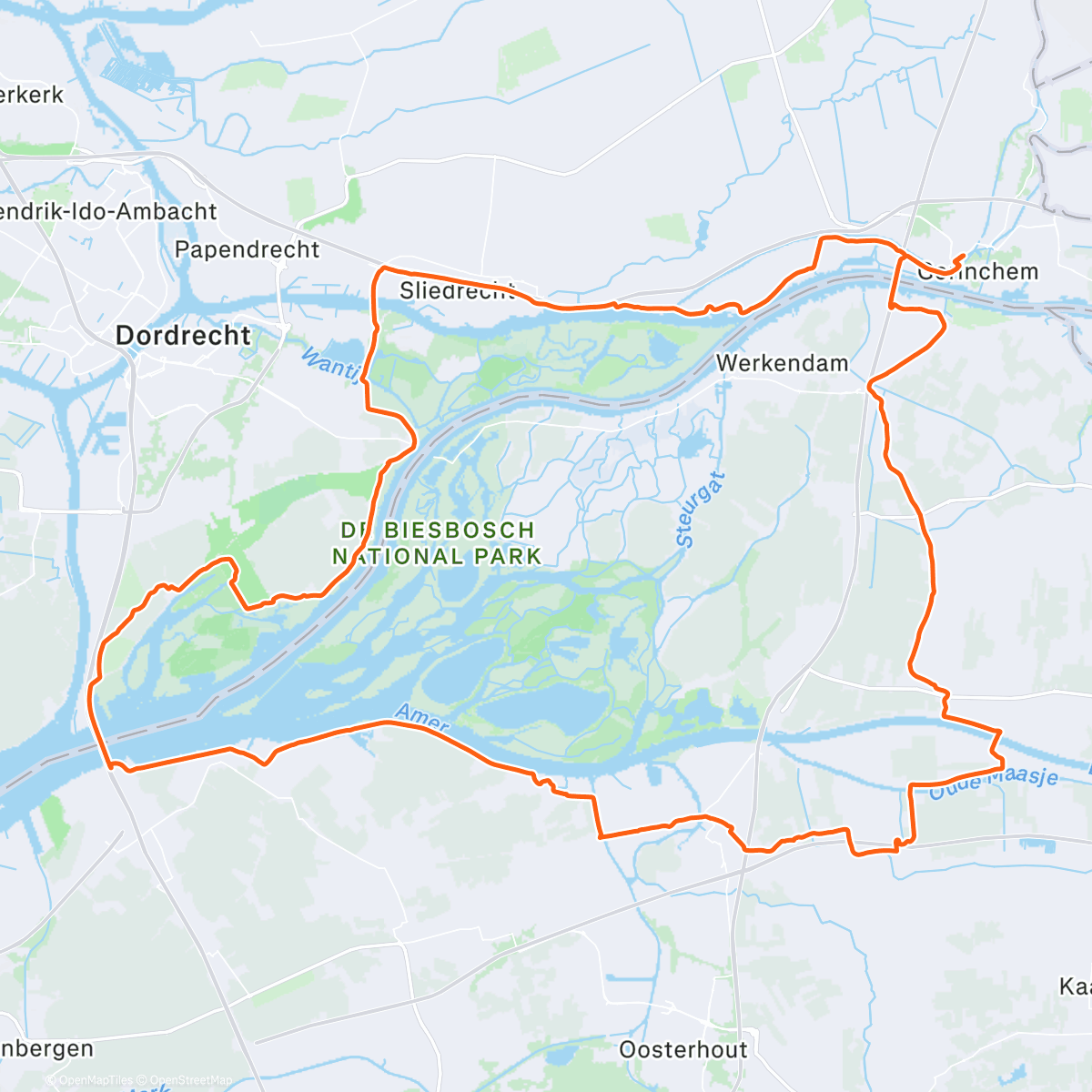 Карта физической активности (De “Telt sub 100 ook als rustdag?”-rit)