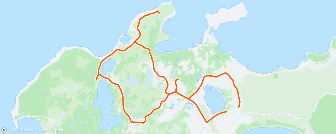 Map of the activity, En tur med ❤️.