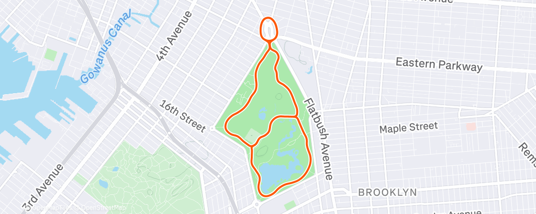 Map of the activity, Zwift - Ultimate Warm Up on Toefield Tornado in New York