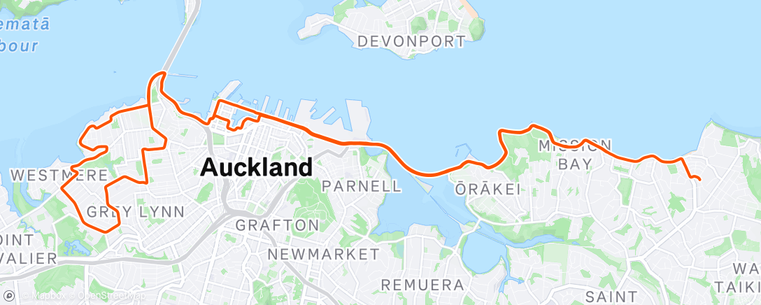 Map of the activity, Morning Ride