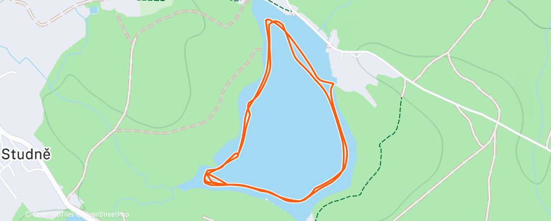 Карта физической активности (Dálkové brusle Medlov)