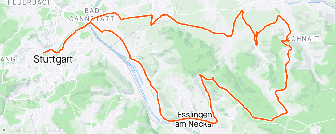 Map of the activity, Entspanntes Feierabendründchen :)