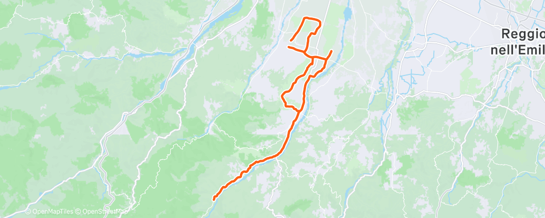 Map of the activity, Giro con il babbo 😌