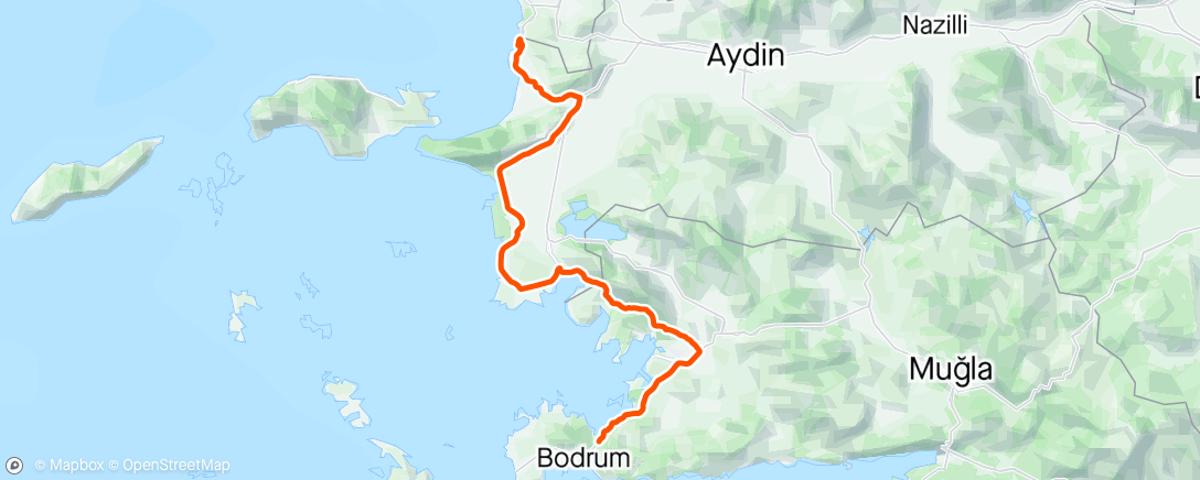 Map of the activity, Tour of Turkey 🇹🇷 #5