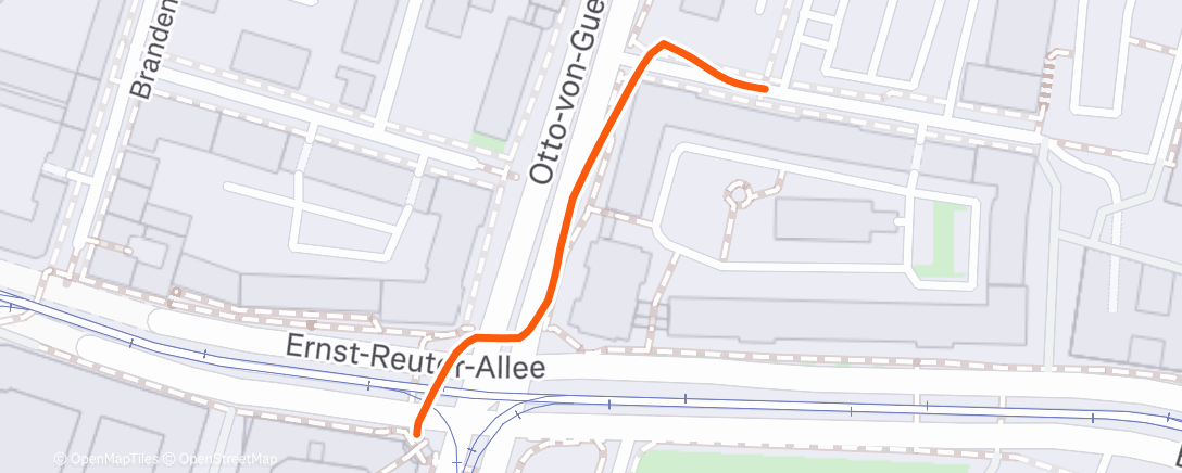 Map of the activity, Spaziergang am Nachmittag
