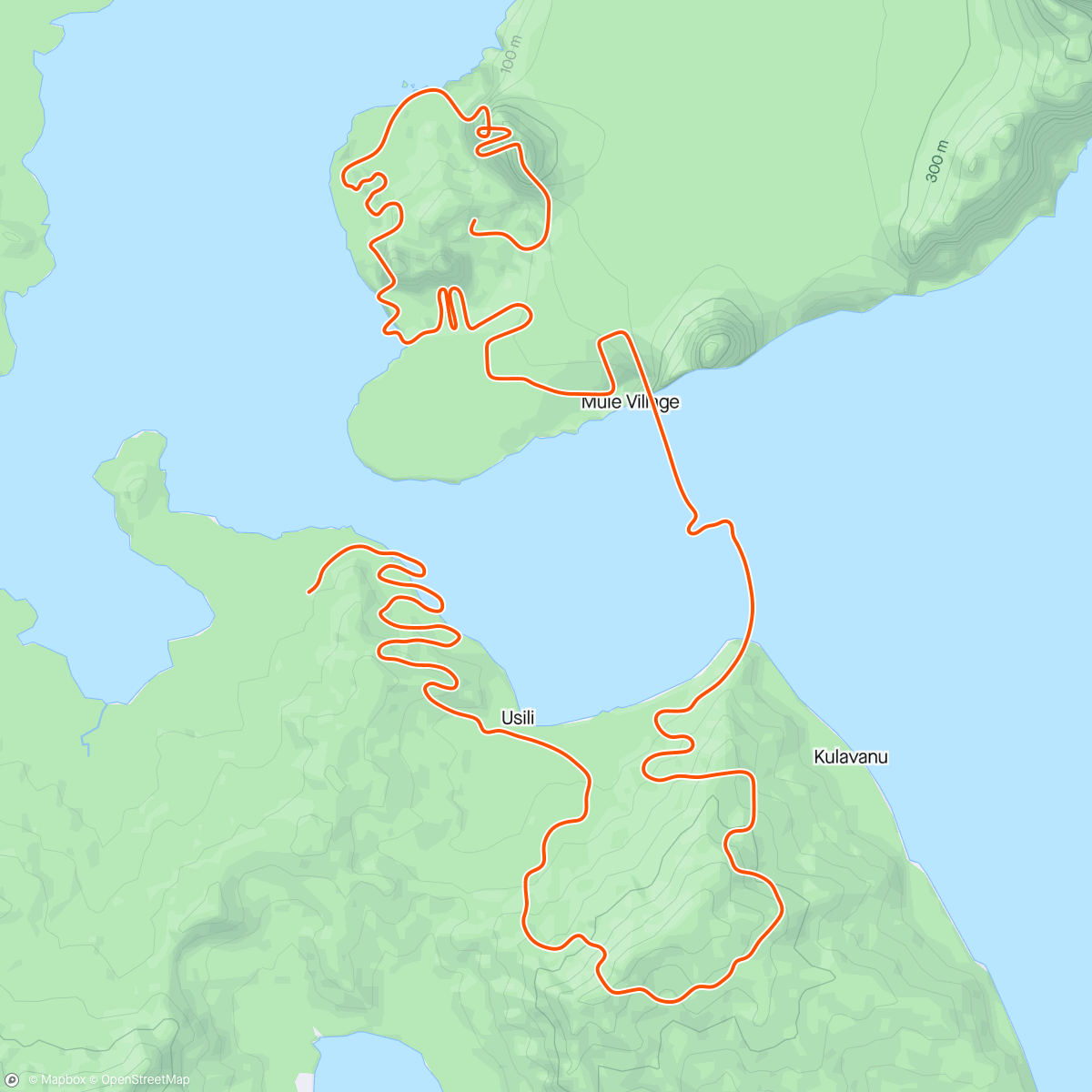 Map of the activity, Zwift - recupero in Watopia