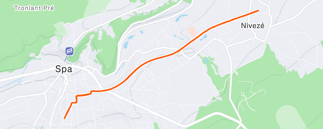 Map of the activity, Evening Run😶‍🌫️