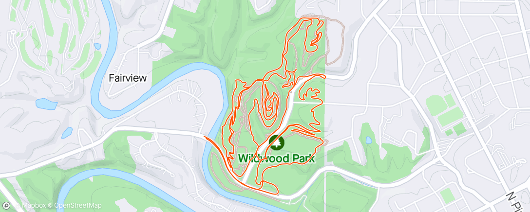 Map of the activity, Squirrelly wet roots @wwp