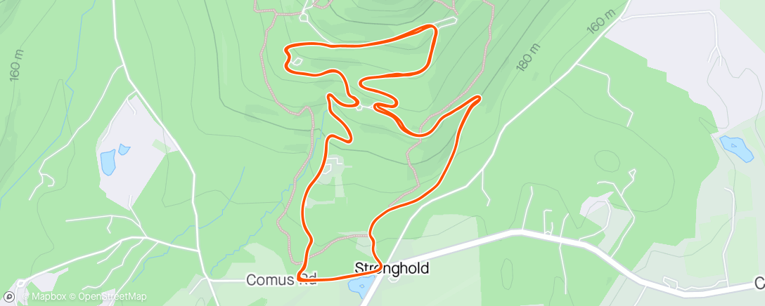 Map of the activity, Sugarloaf Repeats