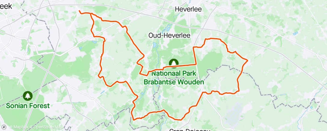 Map of the activity, Brandwonden training