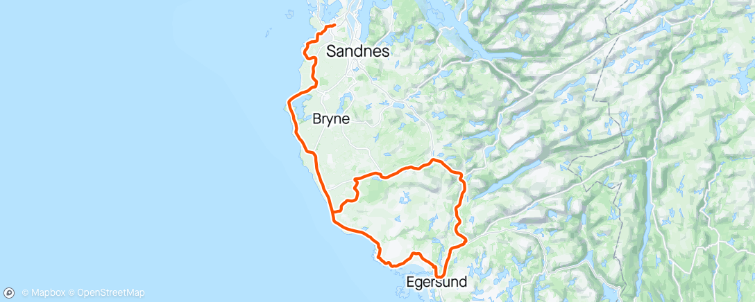 Map of the activity, Tour of Norway 🇳🇴 - stage 3