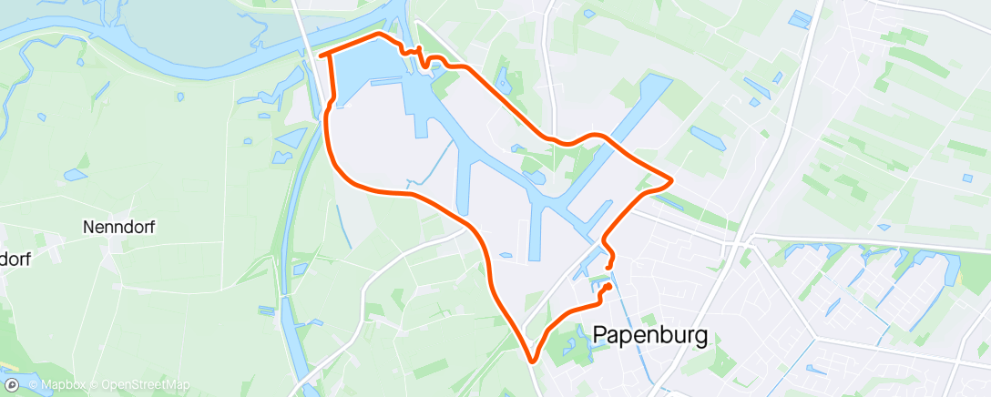 Map of the activity, Spaziergang am Nachmittag