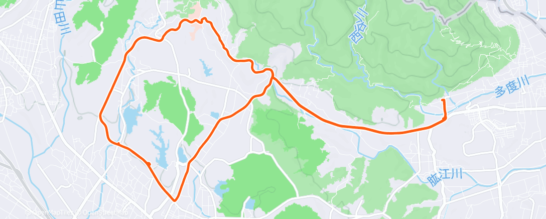 Карта физической активности (Morning Ride)