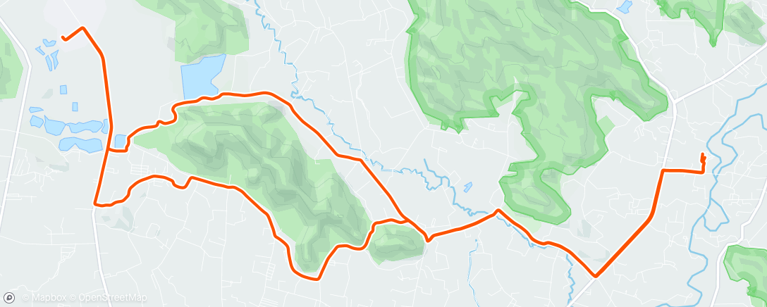 Map of the activity, Morning Ride