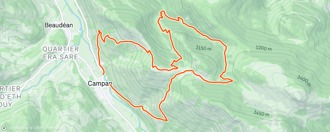 Map of the activity, Teil-eight