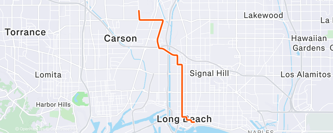 Map of the activity, Morning Ride