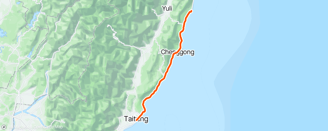 Mapa de la actividad, 午間騎乘