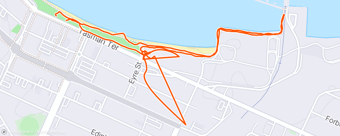 Mapa de la actividad, Morning Walk