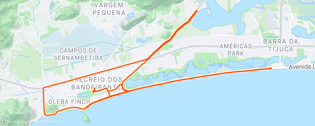 Map of the activity, Terca Sky regenerativo