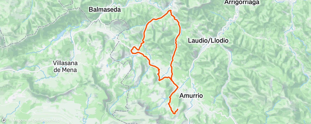 Map of the activity, 朝のライド